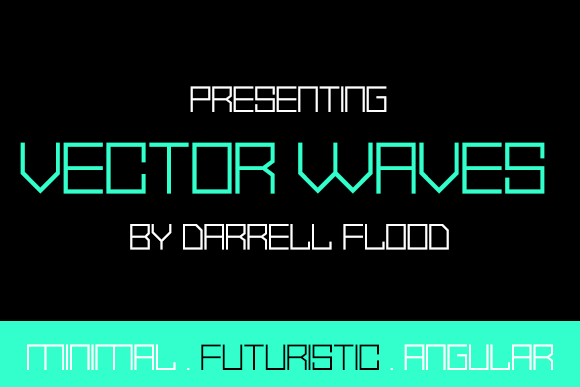 Vector Waves font